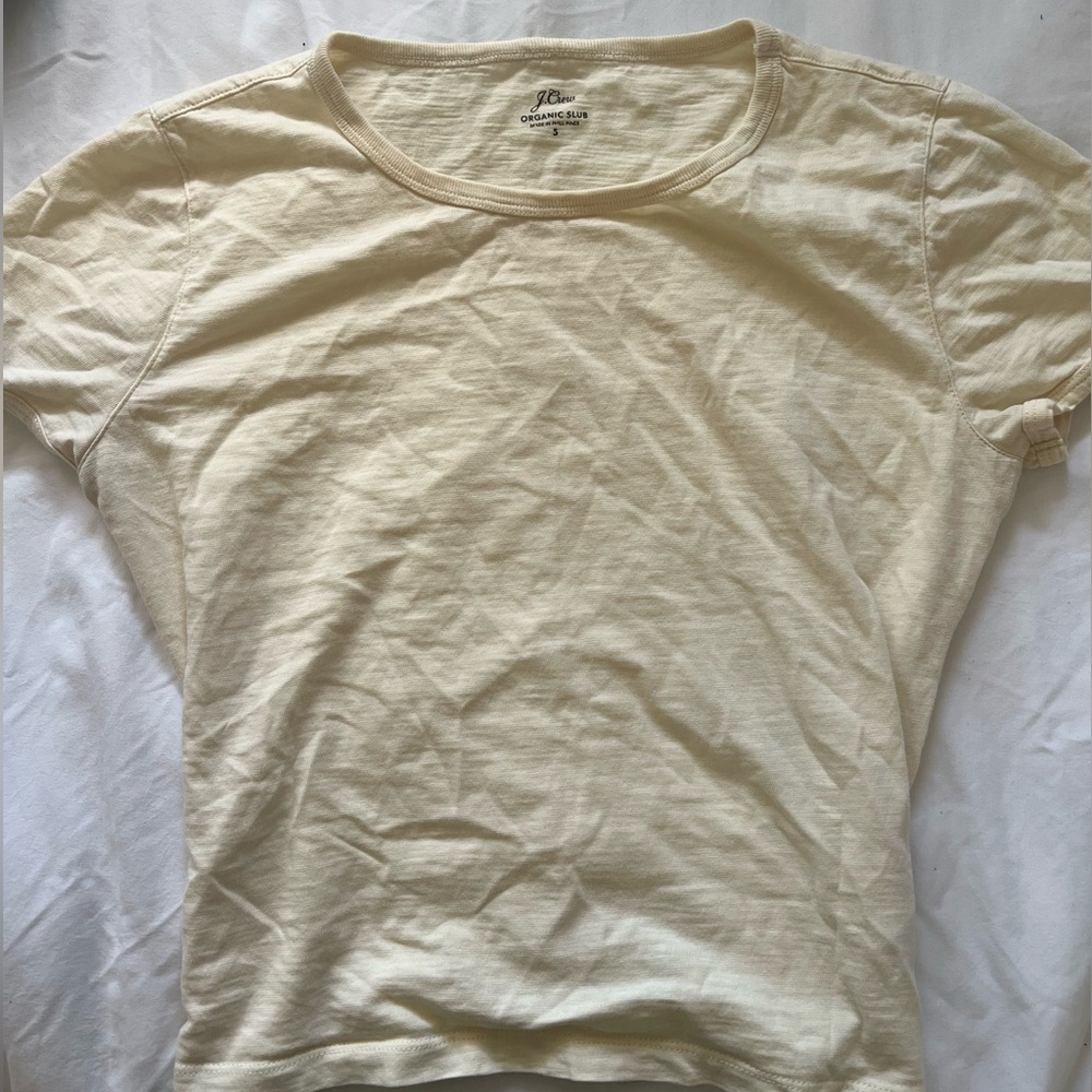 J.crew baby yellow tee